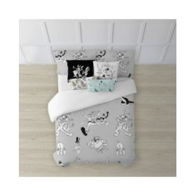 Copripiumino Looney Tunes Looney BN Bianco black 155 x 220 cm