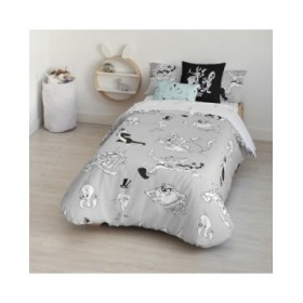 Copripiumino Looney Tunes Looney BN Bianco black 155 x 220 cm