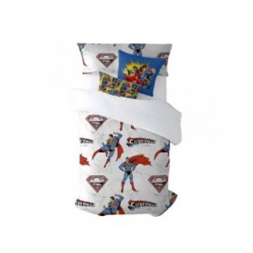 Copripiumino Superman Man of Steel Multicolore 175 Fili 260 x 240 cm