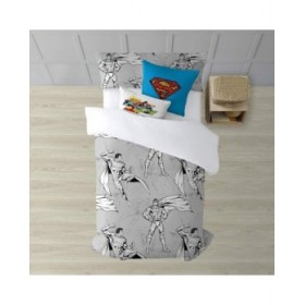 Copripiumino Superman Superman Grigio 175 Fili 260 x 240 cm