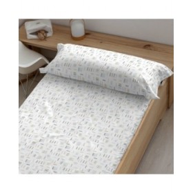 Lenzuolo con angoli aderenti Kids&Cotton Italo Multicolore Singolo 105 x 200 cm
