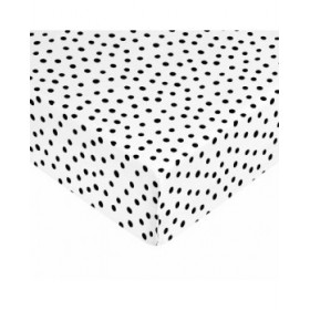 Lenzuolo con angoli aderenti Kids&Cotton Kibo Nero 70x140 cm