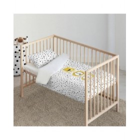 Copripiumino Kids&Cotton Dakari Big Nero 115 x 145 cm