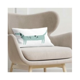 Fodera per cuscino Kids&Cotton Huali C Bianco 30 x 50 cm