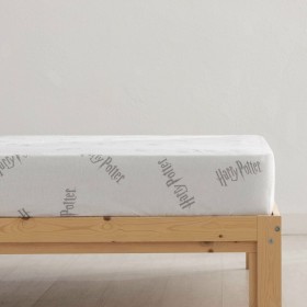 Lenzuolo con angoli Harry Potter Bianco Grigio Singolo
