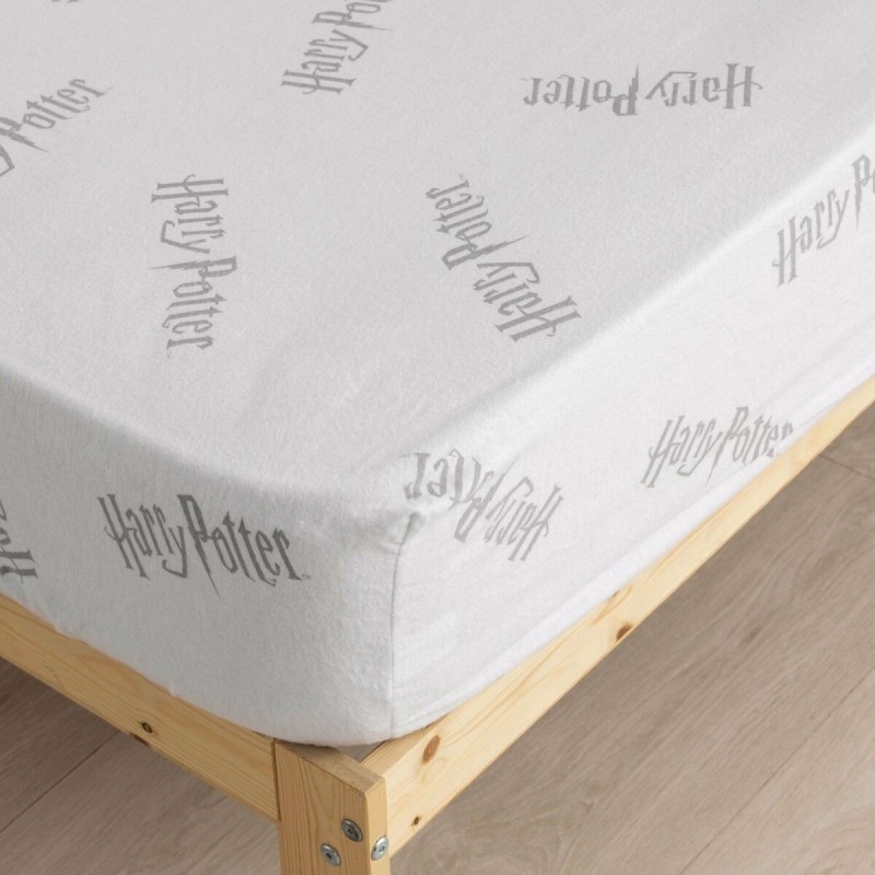 Lenzuolo con angoli Harry Potter Bianco Grigio Ala francese