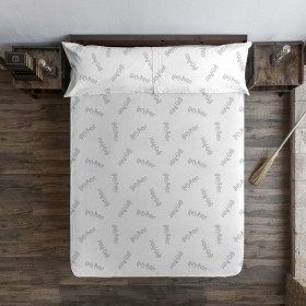 Lenzuolo con angoli Harry Potter Bianco Grigio Singolo
