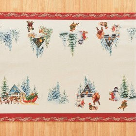 Runner da Tavolo Belum Christmas Landscape Multicolore 45 x 140 cm
