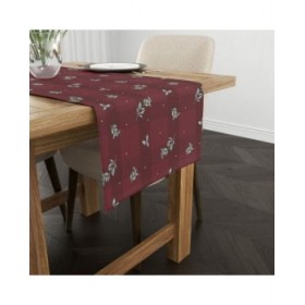 Runner da Tavolo Belum terciopelo Red Christmas 1 Multicolore Natale