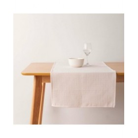 Runner da Tavolo Belum Waffle Rosa chiaro 45 x 140 cm