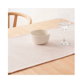Runner da Tavolo Belum Waffle Rosa chiaro 45 x 140 cm