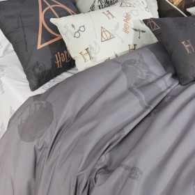 Copripiumino Harry Potter Deathly Hallows Multicolore 175 Fili 140 x 200 cm Singolo