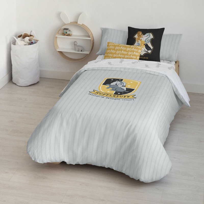 Copripiumino Harry Potter Hufflepuff Multicolore 175 Fili 200 x 200 cm Piazza e mezza