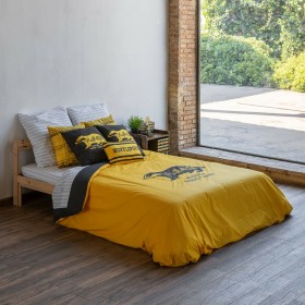 Copripiumino Harry Potter Hufflepuff Values Giallo Multicolore 175 Fili 220 x 220 cm Ala francese