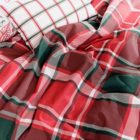 Copripiumino Decolores Laponia Multicolore 175 Fili 140 x 200 cm Singolo