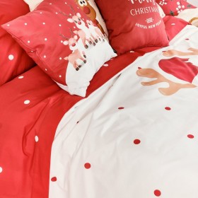 Copripiumino Decolores Laponia Multicolore 175 Fili 140 x 200 cm Singolo