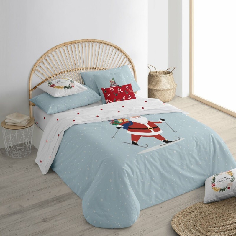 Copripiumino Decolores Laponia Multicolore 175 Fili 200 x 200 cm Piazza e mezza