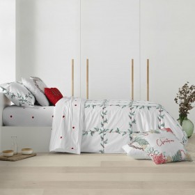 Copripiumino Decolores Laponia Multicolore 175 Fili 155 x 220 cm Singolo