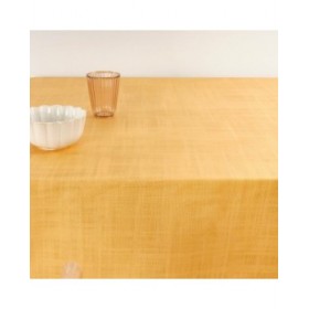 Tovaglia in resina antimacchia Belum Liso Senape 150 x 150 cm