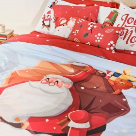 Copripiumino Decolores Laponia Multicolore 175 Fili 155 x 220 cm Singolo