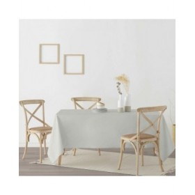 Tovaglia in resina antimacchia Belum Rodas 2716 Grigio chiaro 150 x 150 cm