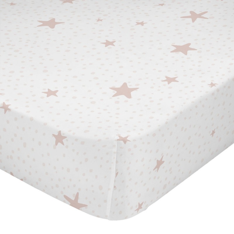 Lenzuolo con angoli HappyFriday BASIC KIDS Rosa 90 x 200 x 32 cm