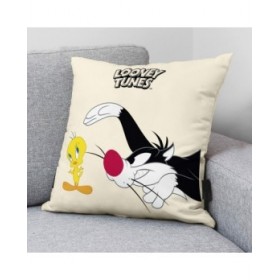 Fodera per cuscino Looney Tunes Looney Characters B Multicolore 45 x 45 cm