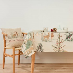 Tovaglia antimacchia Belum Christmas Deer Multicolore 240 x 155 cm