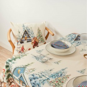 Tovaglia antimacchia Belum Christmas Landscape 155 x 155 cm
