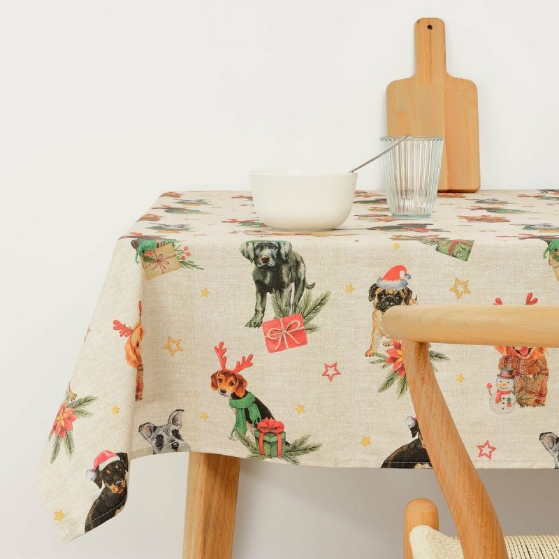 Tovaglia in resina antimacchia Belum Christmas Multicolore 100 x 150 cm