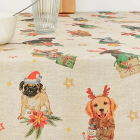 Tovaglia in resina antimacchia Belum Christmas Multicolore 100 x 150 cm