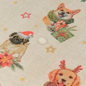 Tovaglia in resina antimacchia Belum Christmas Multicolore 100 x 150 cm