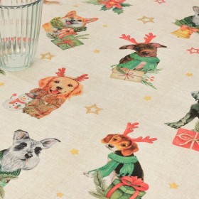 Tovaglia in resina antimacchia Belum Christmas Multicolore 100 x 150 cm