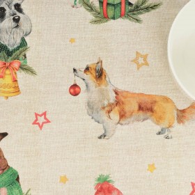 Tovaglia in resina antimacchia Belum Christmas Multicolore 100 x 150 cm
