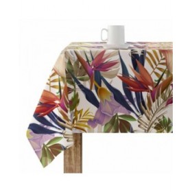 Tovaglia in resina antimacchia Belum Erea 84 Multicolore 150 x 150 cm