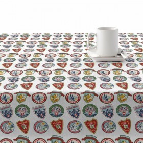 Tovaglia in resina antimacchia Belum Christmas Sky Multicolore 100 x 150 cm