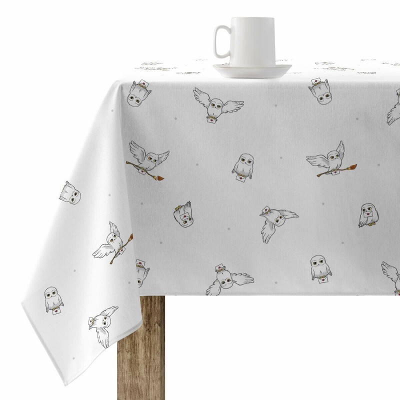 Tovaglia in resina antimacchia Harry Potter Hedwig Multicolore 150 x 150 cm