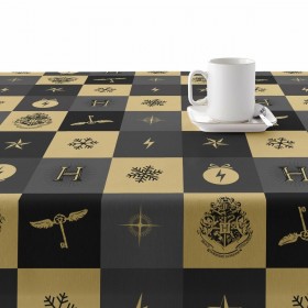 Tovaglia in resina antimacchia Harry Potter Hogwarts Christmas Multicolore 150 x 150 cm