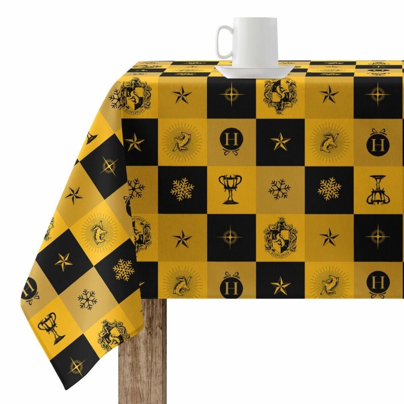 Tovaglia in resina antimacchia Harry Potter Hufflepuff Multicolore 250 x 150 cm