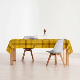 Tovaglia in resina antimacchia Harry Potter Hufflepuff Multicolore 250 x 150 cm