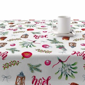 Tovaglia in resina antimacchia Belum Merry Christmas Multicolore 150 x 150 cm