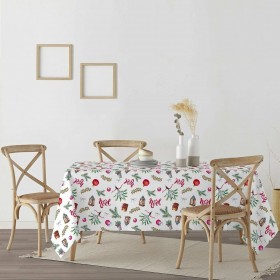 Tovaglia in resina antimacchia Belum Merry Christmas Multicolore 200 x 150 cm