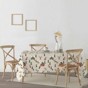 Tovaglia in resina antimacchia Belum Merry Christmas Multicolore 100 x 150 cm