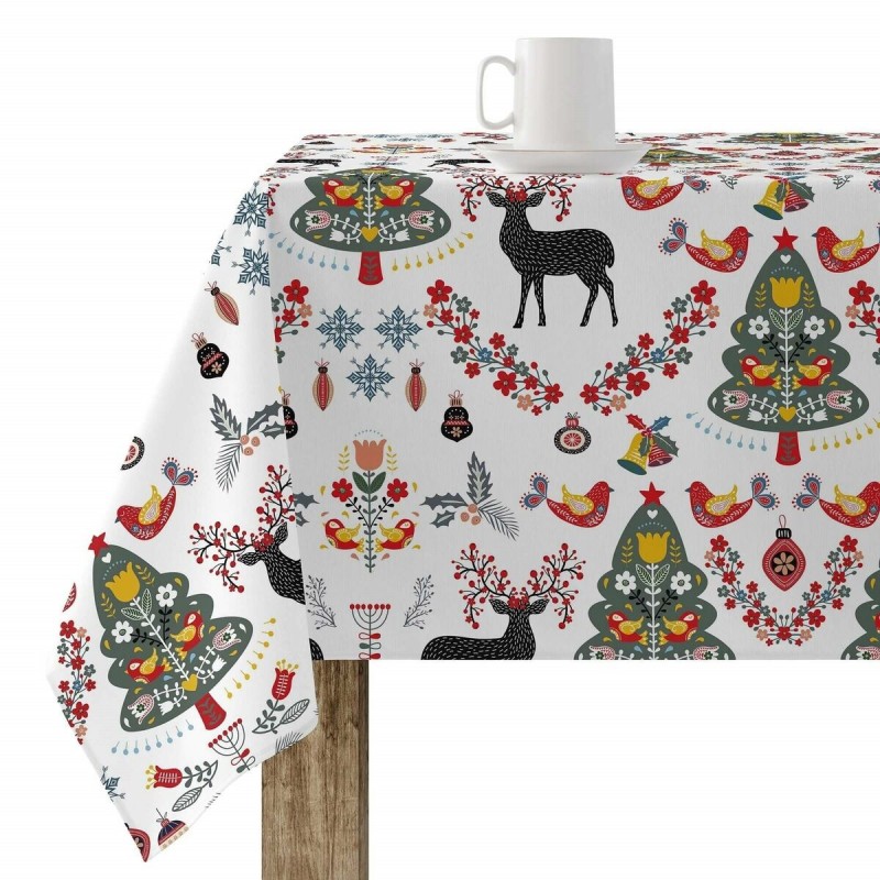 Tovaglia in resina antimacchia Belum Merry Christmas Multicolore 100 x 150 cm