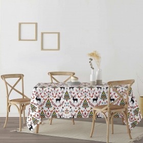 Tovaglia in resina antimacchia Belum Merry Christmas Multicolore 100 x 150 cm