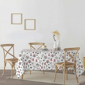 Tovaglia in resina antimacchia Belum Merry Christmas Multicolore 150 x 150 cm