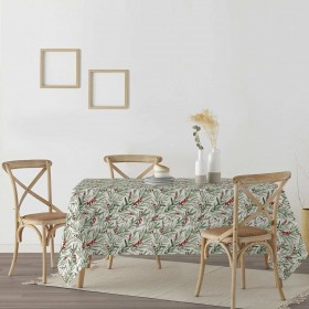 Tovaglia in resina antimacchia Belum Merry Christmas Multicolore 140 x 140 cm