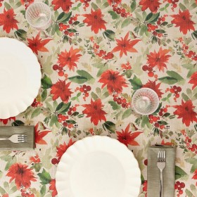 Tovaglia in resina antimacchia Belum Merry Christmas Multicolore 300 x 150 cm