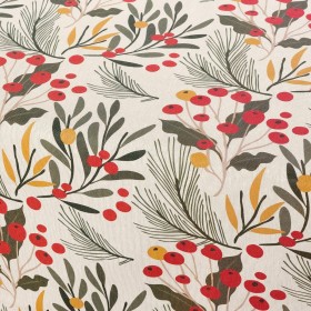 Tovaglia in resina antimacchia Belum Merry Christmas Multicolore 100 x 150 cm