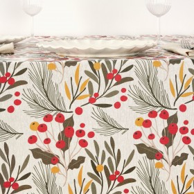 Tovaglia in resina antimacchia Belum Merry Christmas Multicolore 100 x 150 cm